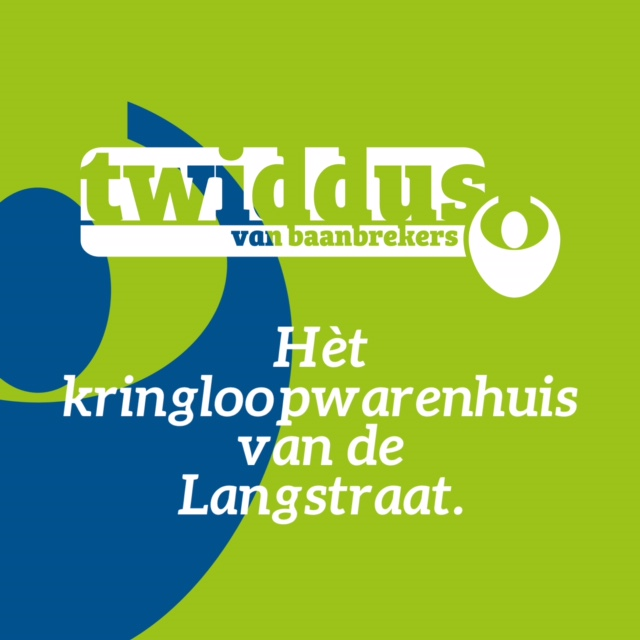 Logo van Twiddus op een groene achtergrond
